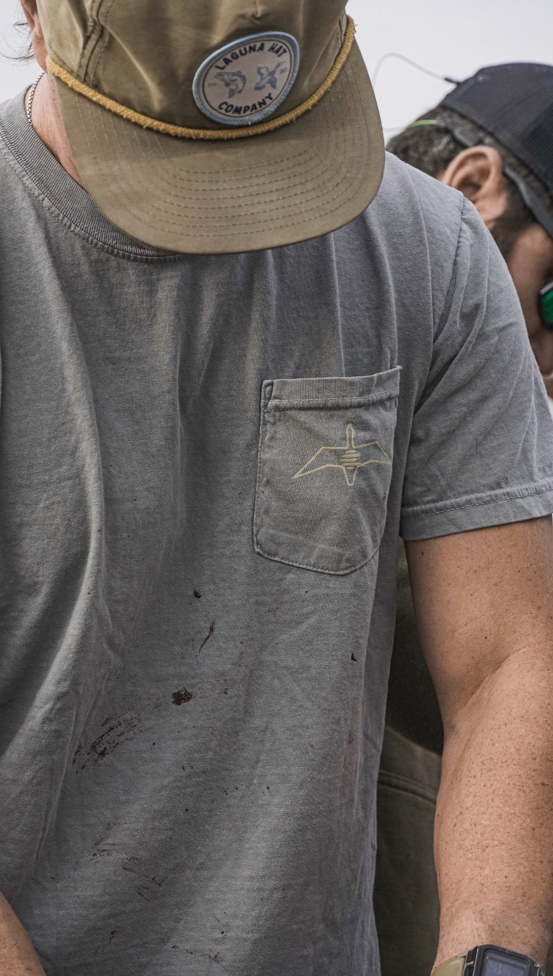 Comfort Colors Front Pocket Tee - GREY