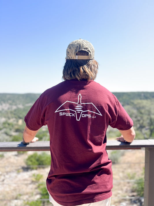 Maroon & White Collegiate T-Shirt